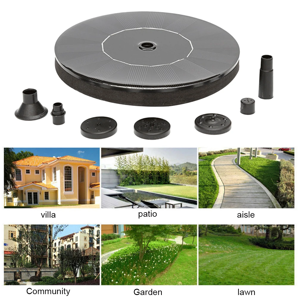 Home Decor Solar Fountain Pump 1.4W Bird Bath Water Pump 4 Nozzles for Garden Supplies Patio Lawn Pool Solar Powered Fountain
Home Decor Solar Fountain Pump 1.4W Bird Bath Water Pump 4 Nozzles for Garden Supplies Patio Lawn Pool Solar Powered Fountain