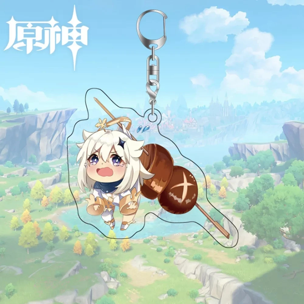 Genshin Impact Paimon Xiang Ling Game Project Cosplay Props Klee MONA Acrylic Keychain Anime Accessories Christmas Gift Kids New
Genshin Impact Paimon Xiang Ling Game Project Cosplay Props Klee MONA Acrylic Keychain Anime Accessories Christmas Gift Kids New