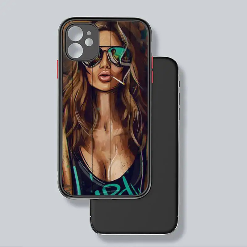 black sexy art Sleeve Tattoo Girl Phone Case Matte Transparent for iPhone 7 8 11 12 s mini pro X XS XR MAX Plus coque
black sexy art Sleeve Tattoo Girl Phone Case Matte Transparent for iPhone 7 8 11 12 s mini pro X XS XR MAX Plus coque
