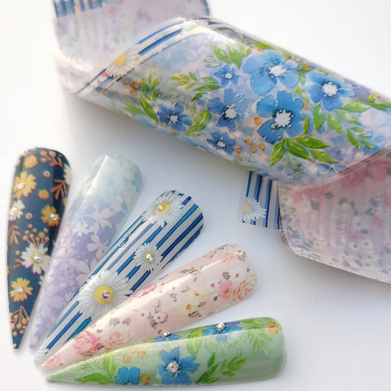 5Pcs/Set Floral Nail Foils Nail Art Transfer Stickers 3D Flowers Leaf Designs Decorations Adhesive Wraps Tattoo Manicure
5Pcs/Set Floral Nail Foils Nail Art Transfer Stickers 3D Flowers Leaf Designs Decorations Adhesive Wraps Tattoo Manicure