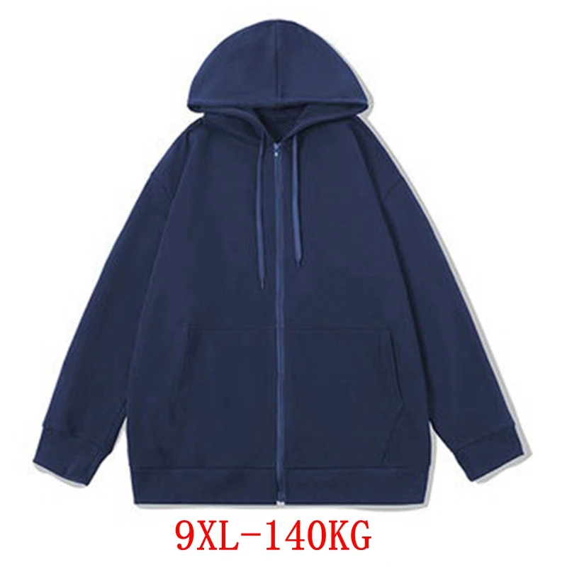 Large men's Hoodie 9xl 140kg plus size 6xl 7XL 8xl spring and autumn long sleeve loose black blue zip pocket big Sweatshirt
Large men's Hoodie 9xl 140kg plus size 6xl 7XL 8xl spring and autumn long sleeve loose black blue zip pocket big Sweatshirt