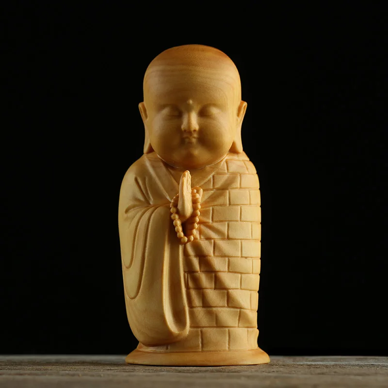 New Chinese Style Young Monk Character Solid Wood Zen Home Decoration Tea Pet Collection
New Chinese Style Young Monk Character Solid Wood Zen Home Decoration Tea Pet Collection