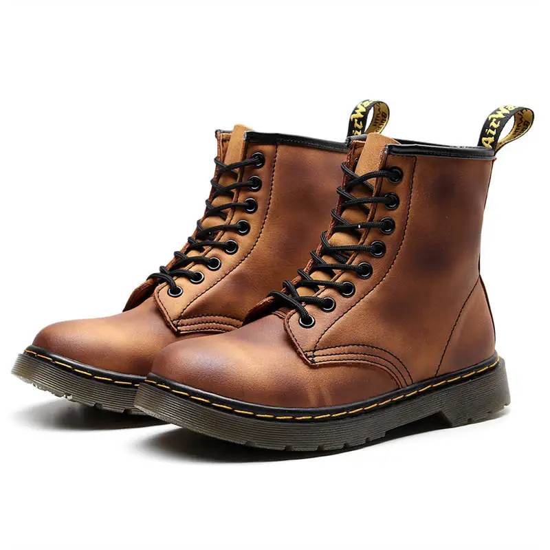 Size 35-46 Unisex Classic Women's Martin Boots Fashion New Colors Brown Cowboy Boots Women Comfortable Leather Women Ankle Boots
Size 35-46 Unisex Classic Women's Martin Boots Fashion New Colors Brown Cowboy Boots Women Comfortable Leather Women Ankle Boots