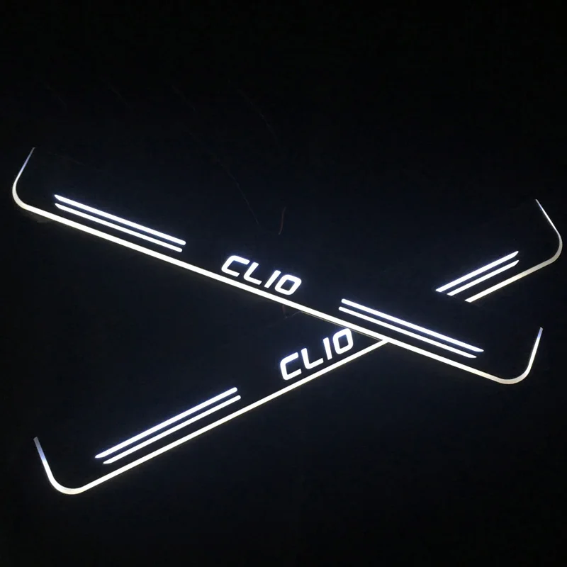 DNO Trim Pedal LED Car Light Door Sill Scuff Plate Pathway Dynamic Streamer Welcome Lamp For Renault Clio 3 III 4 IV 
DNO Trim Pedal LED Car Light Door Sill Scuff Plate Pathway Dynamic Streamer Welcome Lamp For Renault Clio 3 III 4 IV