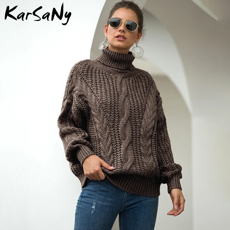 KarSaNy Womens Turtleneck Oversized Sweater Jumper Winter 2020 Loose White Turtleneck Sweater Coarse Knitted Vintage Sweaters
KarSaNy Womens Turtleneck Oversized Sweater Jumper Winter 2020 Loose White Turtleneck Sweater Coarse Knitted Vintage Sweaters