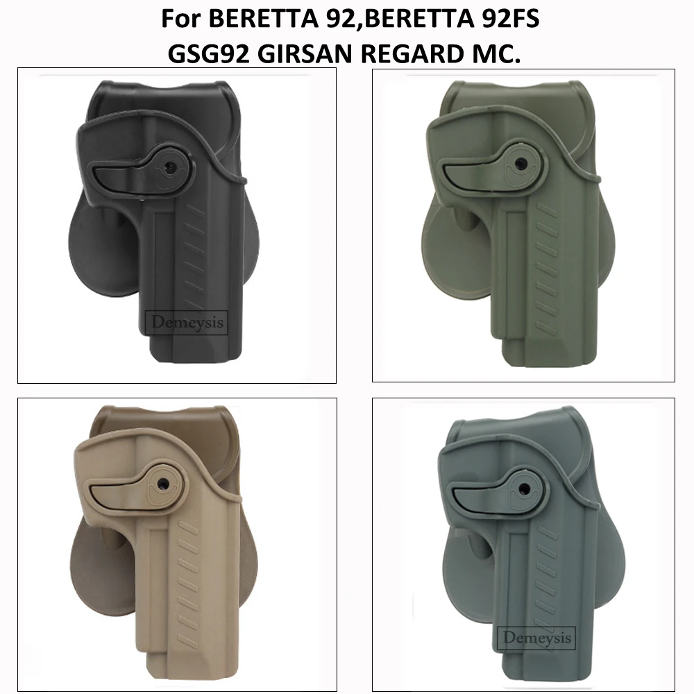 

Tactical Belt Gun Holster Military Army Pistol Case for BERETTA 92,BERETTA 92FS GSG92 GIRSAN REGARD MC.