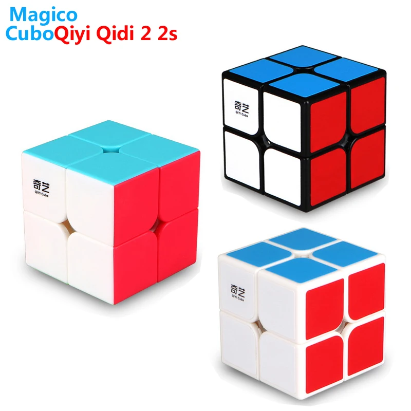 

Qiyi Qidi 2 2S 2x2x2 Magic Speed Cube Stickerless 2x2 Pocket Puzzle Professional Speed Cubes Educational Games for Kids Children