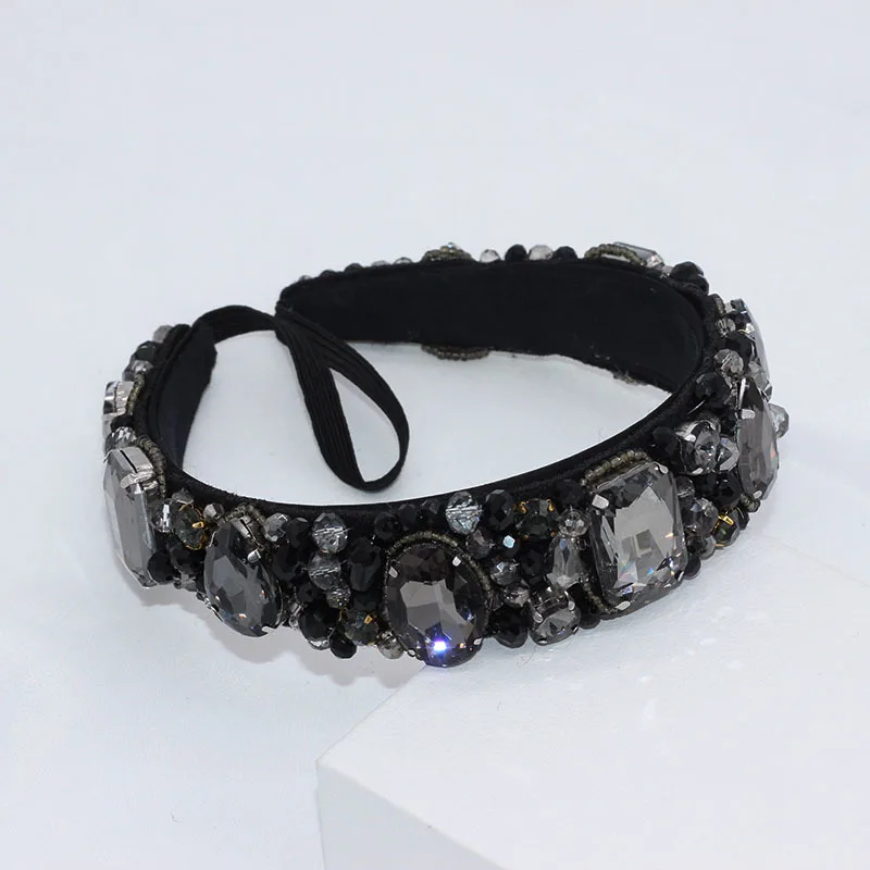 Fashion gem beads vintage women flower baroque good quality hairband luxury crystal gem headband bridal jewelry
Fashion gem beads vintage women flower baroque good quality hairband luxury crystal gem headband bridal jewelry