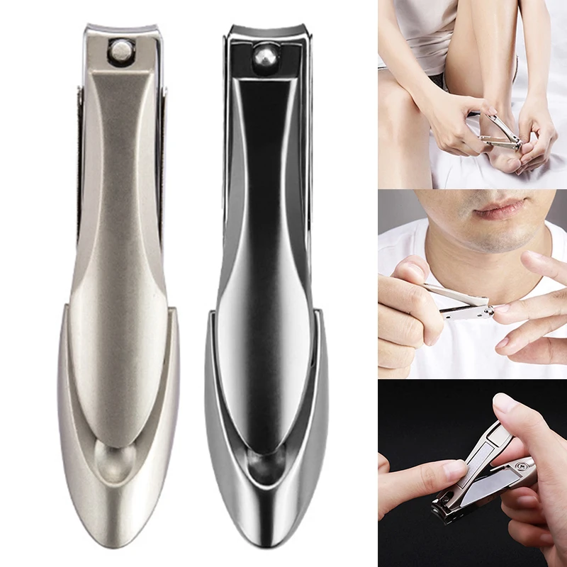 Professional Nail Clippers Stainless Steel Nail Cutter Fingernail Manicure Trimmer Toenail Clippers for Thick Nails
Professional Nail Clippers Stainless Steel Nail Cutter Fingernail Manicure Trimmer Toenail Clippers for Thick Nails