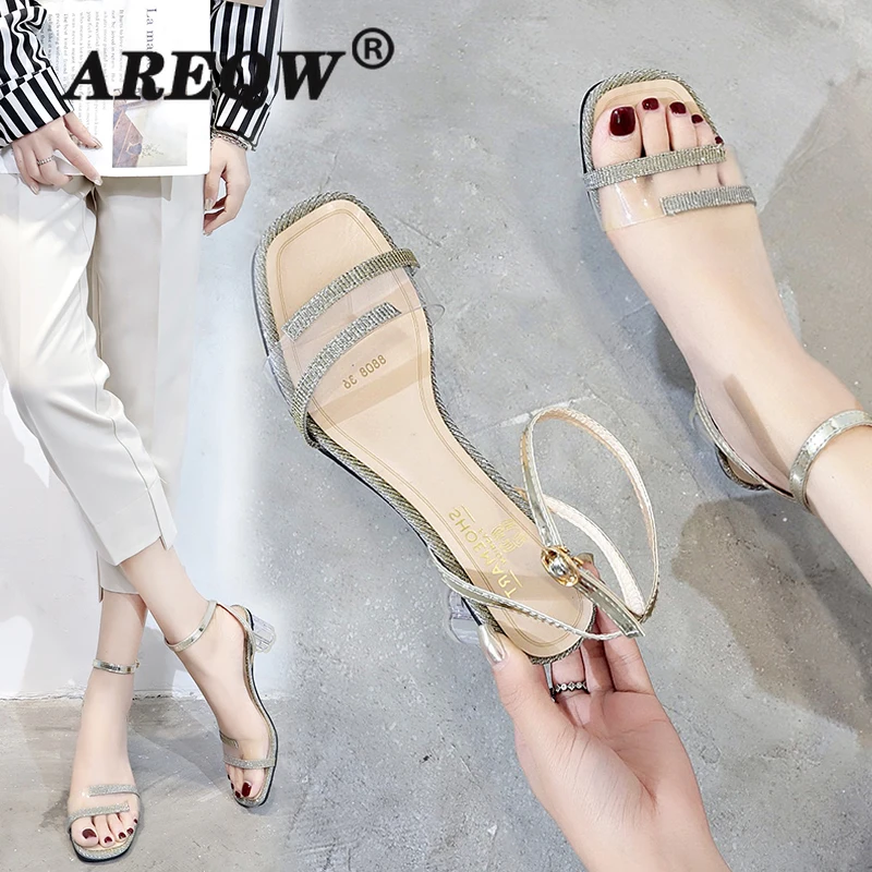 Women Transparent Crystal Sandals Round Heel Woman Waterproof Beach Sandal lady high heels shoes Drop Ship
Women Transparent Crystal Sandals Round Heel Woman Waterproof Beach Sandal lady high heels shoes Drop Ship