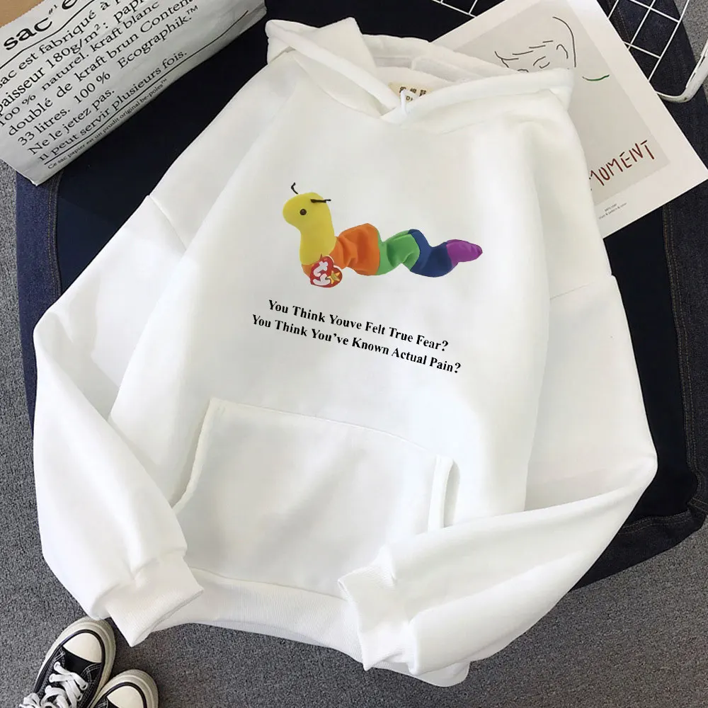 Inchworm Hoodie 2021 New Women Harajuku Hoody Sweatshirt Cool Novelty Design Pattern Hooded Pullover Woman Graphics Tracksuit
Inchworm Hoodie 2021 New Women Harajuku Hoody Sweatshirt Cool Novelty Design Pattern Hooded Pullover Woman Graphics Tracksuit