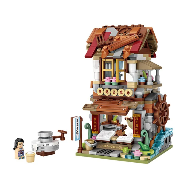 LOZ 1736 Architecture City Street Chinatown Tofu Shop Store Girl Model DIY Mini Blocks Bricks Building Toy for Children no Box
LOZ 1736 Architecture City Street Chinatown Tofu Shop Store Girl Model DIY Mini Blocks Bricks Building Toy for Children no Box