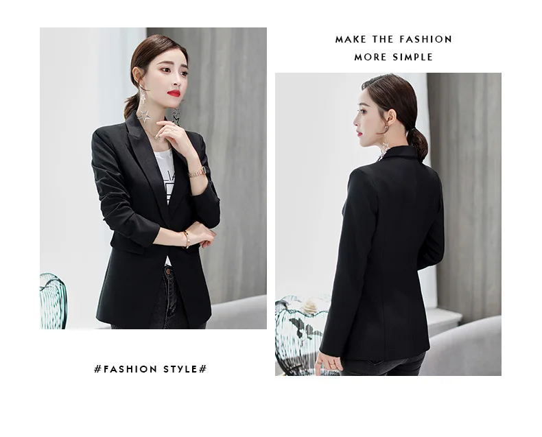 Nice Autumn Winter Jackets New Fashion Office Slim Long Sleeve Suit Women Blazers Casual Suits Female Work Green Black Suit Tops
Nice Autumn Winter Jackets New Fashion Office Slim Long Sleeve Suit Women Blazers Casual Suits Female Work Green Black Suit Tops