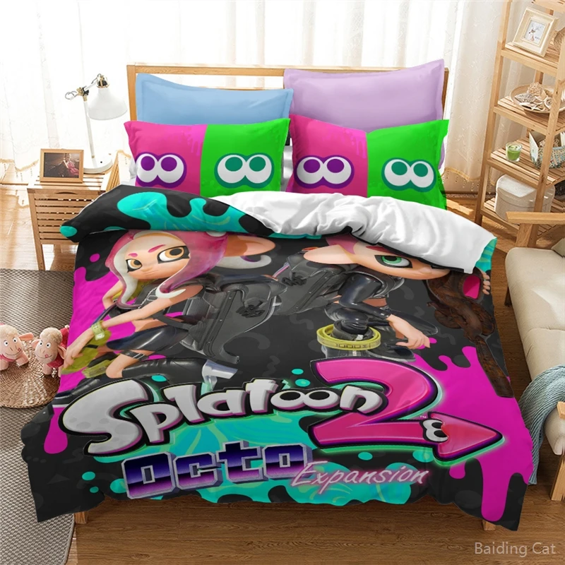 Splatoon Game 3d Duvet Cover Set Pillowcase Printed Cartoon Bedding Set Comforter Cover Set Twin Full Queen King Free Shipping
Splatoon Game 3d Duvet Cover Set Pillowcase Printed Cartoon Bedding Set Comforter Cover Set Twin Full Queen King Free Shipping