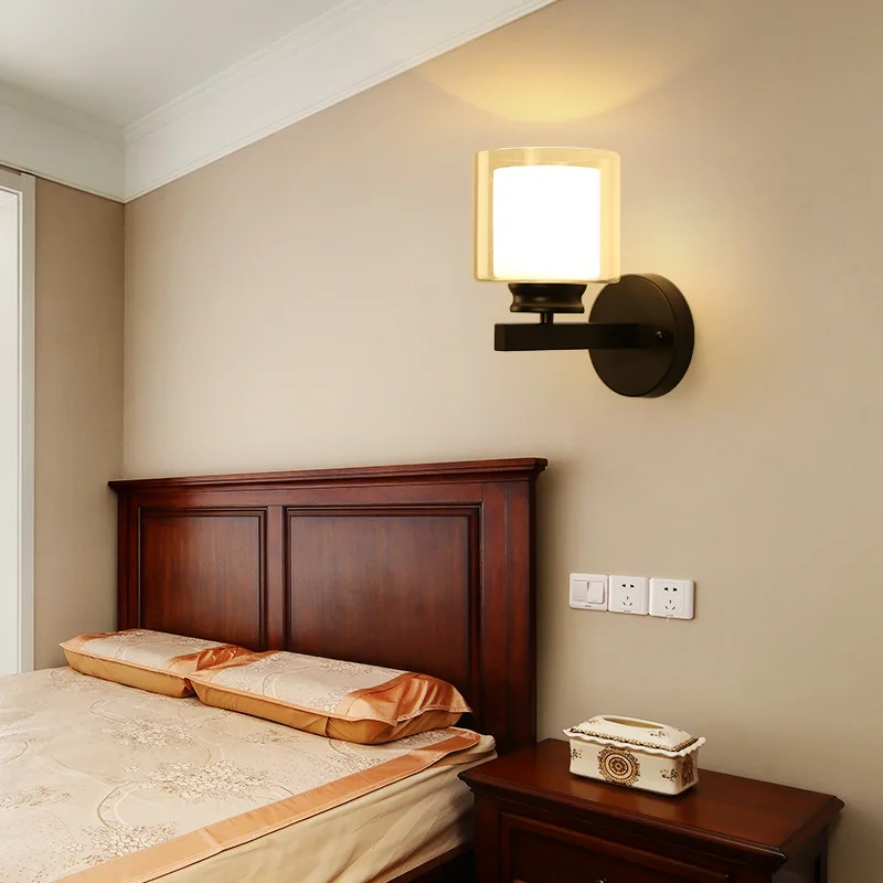 Modern Simple Led Metal Wall Lamp Beside Lamp For Living Room TV Wall Lamp Bedroom Aisle Light Atmospheric Household Glass Lamps
Modern Simple Led Metal Wall Lamp Beside Lamp For Living Room TV Wall Lamp Bedroom Aisle Light Atmospheric Household Glass Lamps