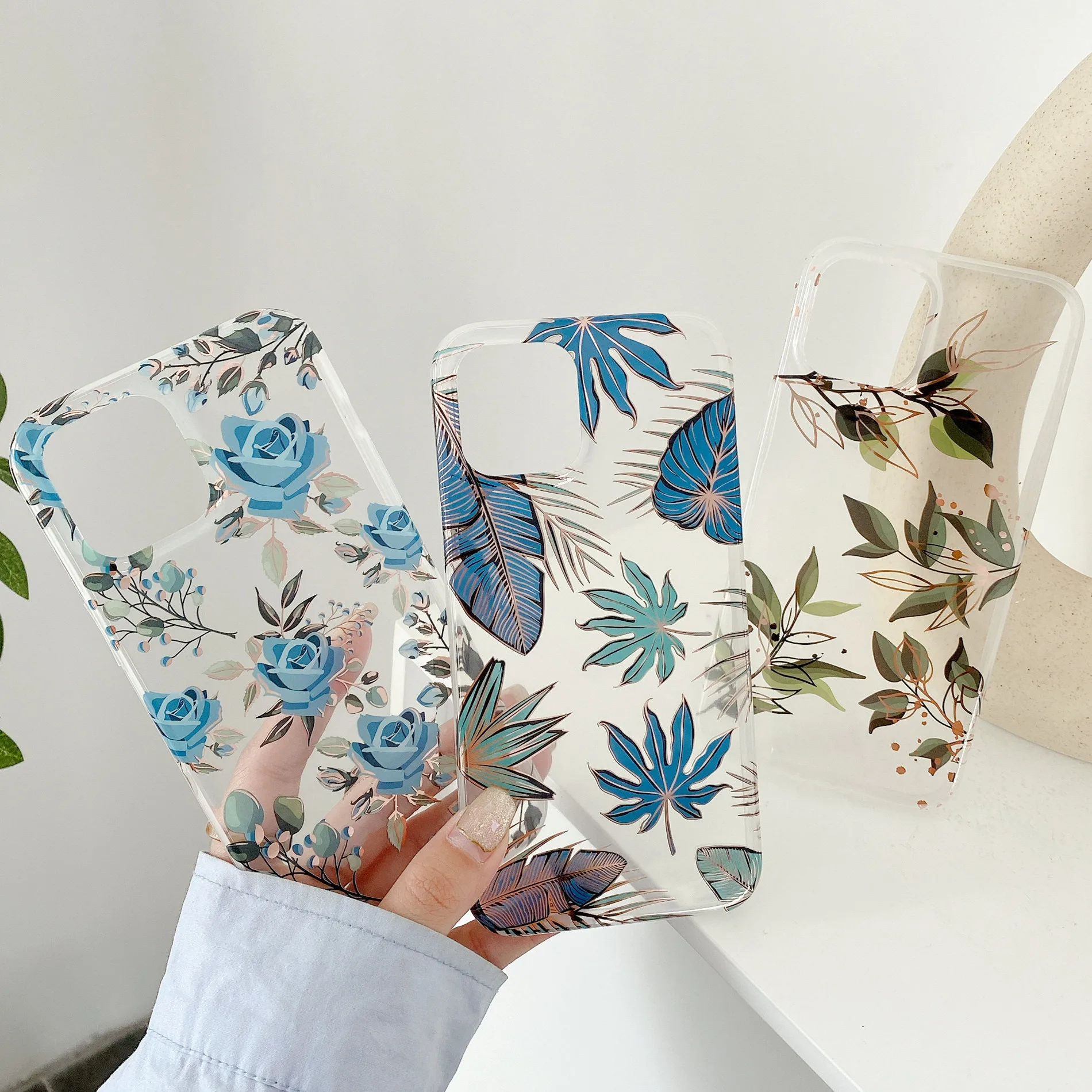 Electroplated Flowers Phone Case for iPhone 12 11 Pro Max XS XR X 7 8 Plus Luxury Clear IMD Back Cover Slim Fit Shockproof Coque
Electroplated Flowers Phone Case for iPhone 12 11 Pro Max XS XR X 7 8 Plus Luxury Clear IMD Back Cover Slim Fit Shockproof Coque