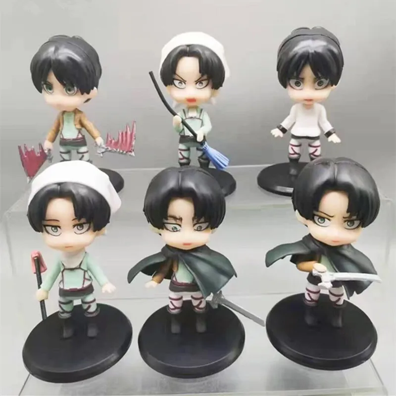 6pcs/set Anime Attack on Titan Figure Toy Eren Jager Mikasa Ackerman Armin Arlert Eren Mini Model Doll 10cm for Children Gift
6pcs/set Anime Attack on Titan Figure Toy Eren Jager Mikasa Ackerman Armin Arlert Eren Mini Model Doll 10cm for Children Gift