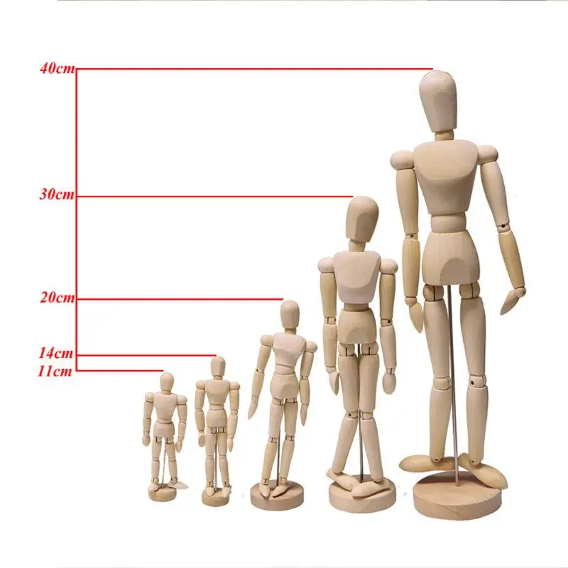 1Pc Artist Movable Limbs Male Wooden Figure Model Mannequin Art Class Sketching Q1JC 
1Pc Artist Movable Limbs Male Wooden Figure Model Mannequin Art Class Sketching Q1JC