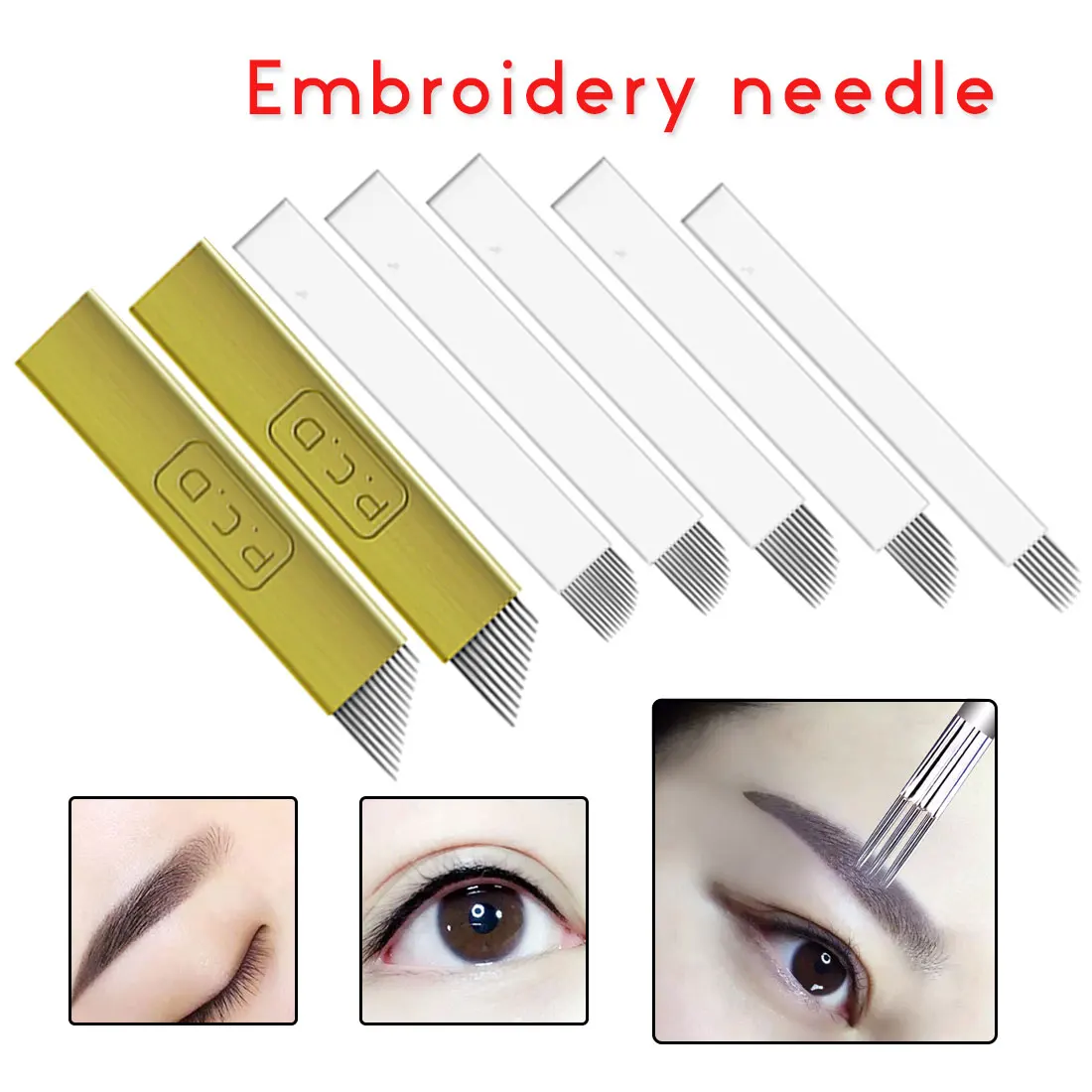 Hot 50 Pcs Microblading Needles 12 pins for Microblading Embroidery Pen Pernement Makeup Eyebrow Tattoo Pen Machine
Hot 50 Pcs Microblading Needles 12 pins for Microblading Embroidery Pen Pernement Makeup Eyebrow Tattoo Pen Machine