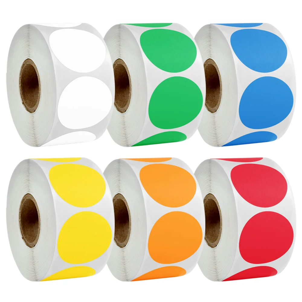 Color Code Dot Labels Stickers 500pcs/roll With 1 Inch Red Blue Yellow Black Blank Can Be Written Envelope Seal Label Stationery
Color Code Dot Labels Stickers 500pcs/roll With 1 Inch Red Blue Yellow Black Blank Can Be Written Envelope Seal Label Stationery