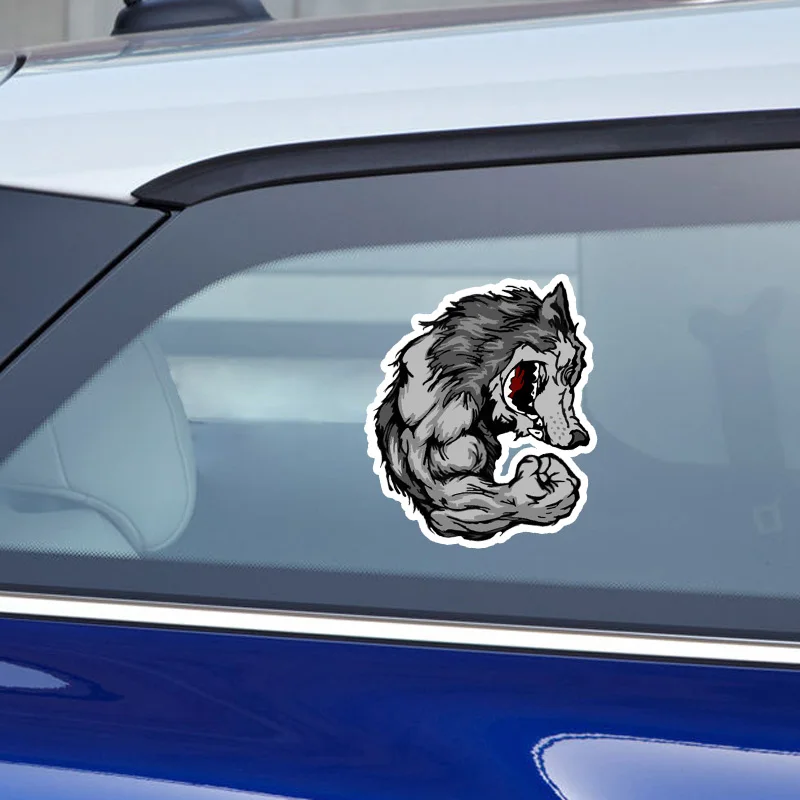 Car Sticker Dozen Cool Car Sticker Fashion Funny Muscle Wolf Decorative Cover Scratch Waterproof PVC Sticker 15cm*14cm
Car Sticker Dozen Cool Car Sticker Fashion Funny Muscle Wolf Decorative Cover Scratch Waterproof PVC Sticker 15cm*14cm