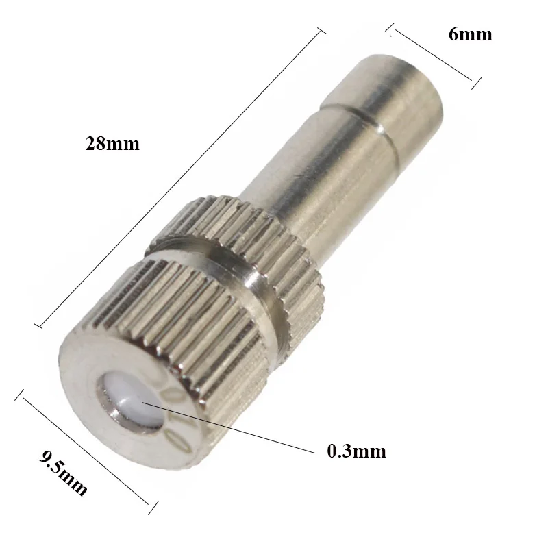 4 head Garden Watering Reptile Fogger Mister with quick connecting nozzle 0.3mm connect with 6.35mm pipe
4 head Garden Watering Reptile Fogger Mister with quick connecting nozzle 0.3mm connect with 6.35mm pipe