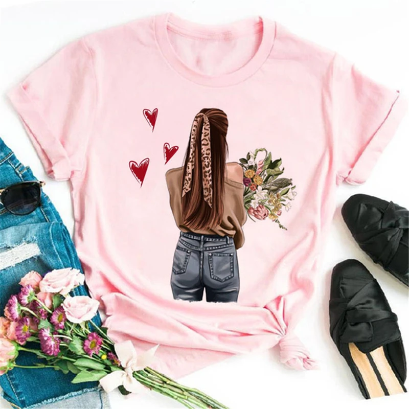 Harajuku Girl Back View Print Women T-shirt Harajuku 90s Short Sleeved Top Tee Plus Size Round Neck Female Clothes 33192
Harajuku Girl Back View Print Women T-shirt Harajuku 90s Short Sleeved Top Tee Plus Size Round Neck Female Clothes 33192