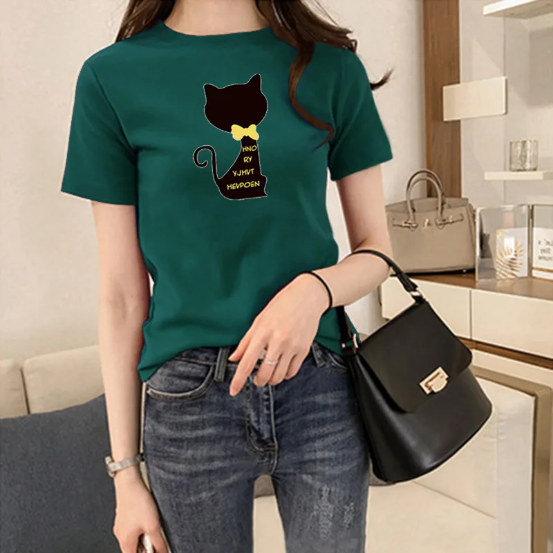 Summer New Style Students White Short-sleeve T-shirt for Women Simple Loose Vintage GIRL'S Sense Tops Korean-Style Versatile
Summer New Style Students White Short-sleeve T-shirt for Women Simple Loose Vintage GIRL'S Sense Tops Korean-Style Versatile