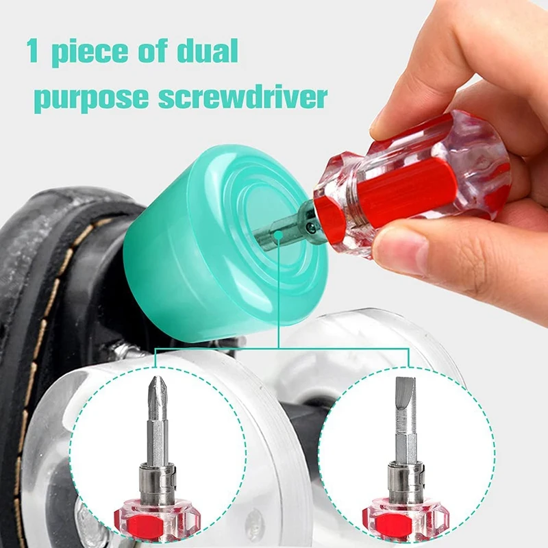 PU Skate Toe Plugs with Bolts and Screwdriver, Double Row Skate Brake Head,82A Roller Four-Wheel Skating Brake Plugs
PU Skate Toe Plugs with Bolts and Screwdriver, Double Row Skate Brake Head,82A Roller Four-Wheel Skating Brake Plugs