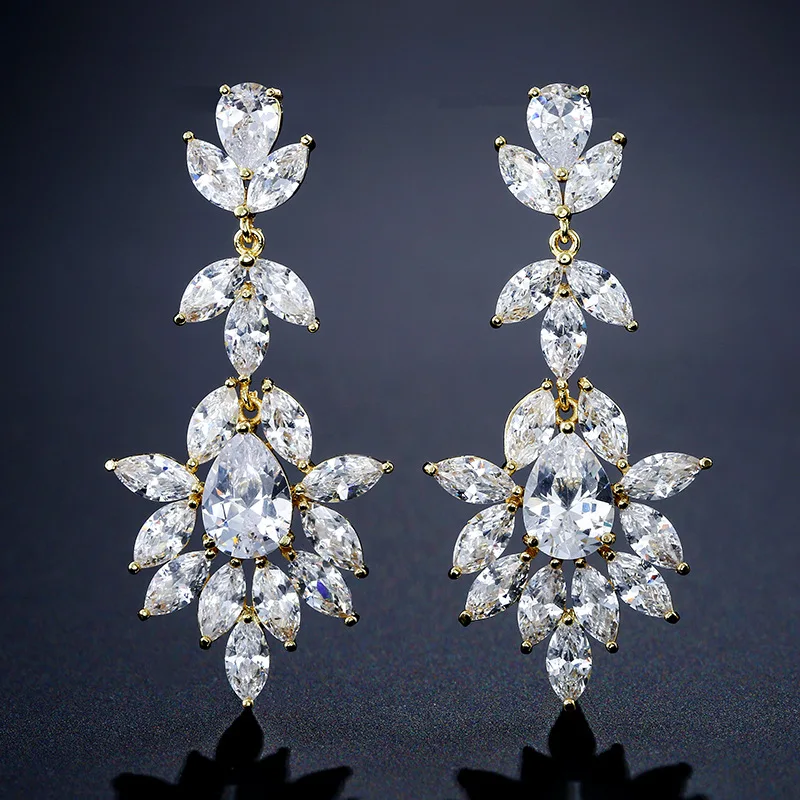 Rose Gold Earrings Bridal Jewelry Statement Chandelier Vintage Style Dangle Earrings for Women 2021 NewFashion Wedding Jewelry
Rose Gold Earrings Bridal Jewelry Statement Chandelier Vintage Style Dangle Earrings for Women 2021 NewFashion Wedding Jewelry