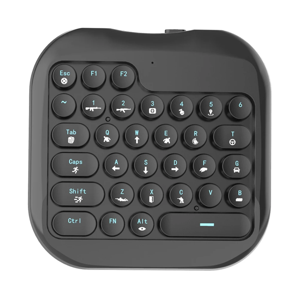 Беспроводная клавиатура Keybord эргономичная многоцветная с подсветкой игровая