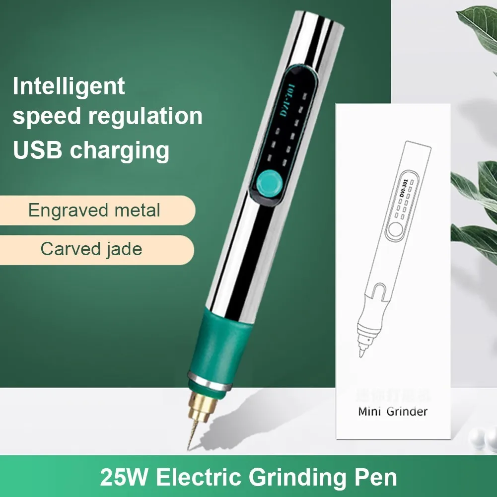 25000RPM 3 Variable Speed USB Electric Engraver Rotary Mini Engraving Pen Kit For Wood Metal Grinding Accessories
25000RPM 3 Variable Speed USB Electric Engraver Rotary Mini Engraving Pen Kit For Wood Metal Grinding Accessories
