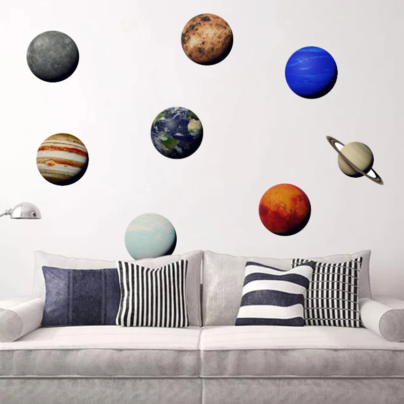 Solar System Wall Stickers Space Wall Decals Teen Room Decoration Cute Bedroom Decor for Boys and Girls Diary Stickers
Solar System Wall Stickers Space Wall Decals Teen Room Decoration Cute Bedroom Decor for Boys and Girls Diary Stickers