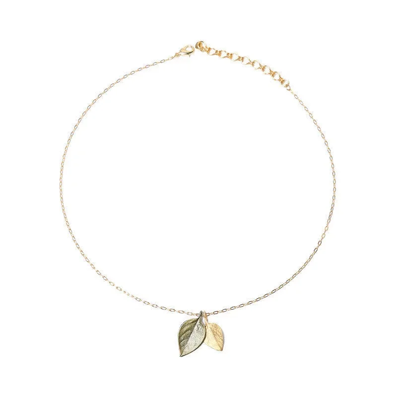 Basil leaf necklace female collarbone chain niche design cold breeze couple gift necklace women lovers'
Basil leaf necklace female collarbone chain niche design cold breeze couple gift necklace women lovers'