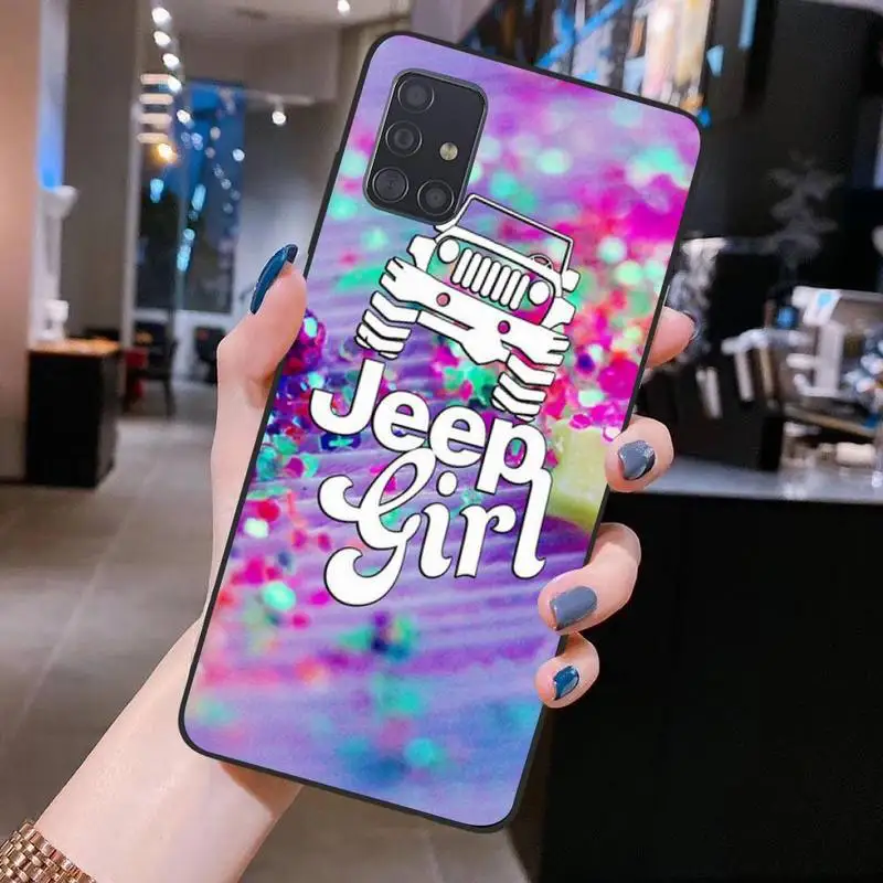 KPUSAGRT jeep girl Мягкий чехол для телефона Samsung S20 plus Ultra S6 S7 edge S8 S9 S10 5G lite 2020|Бамперы| |