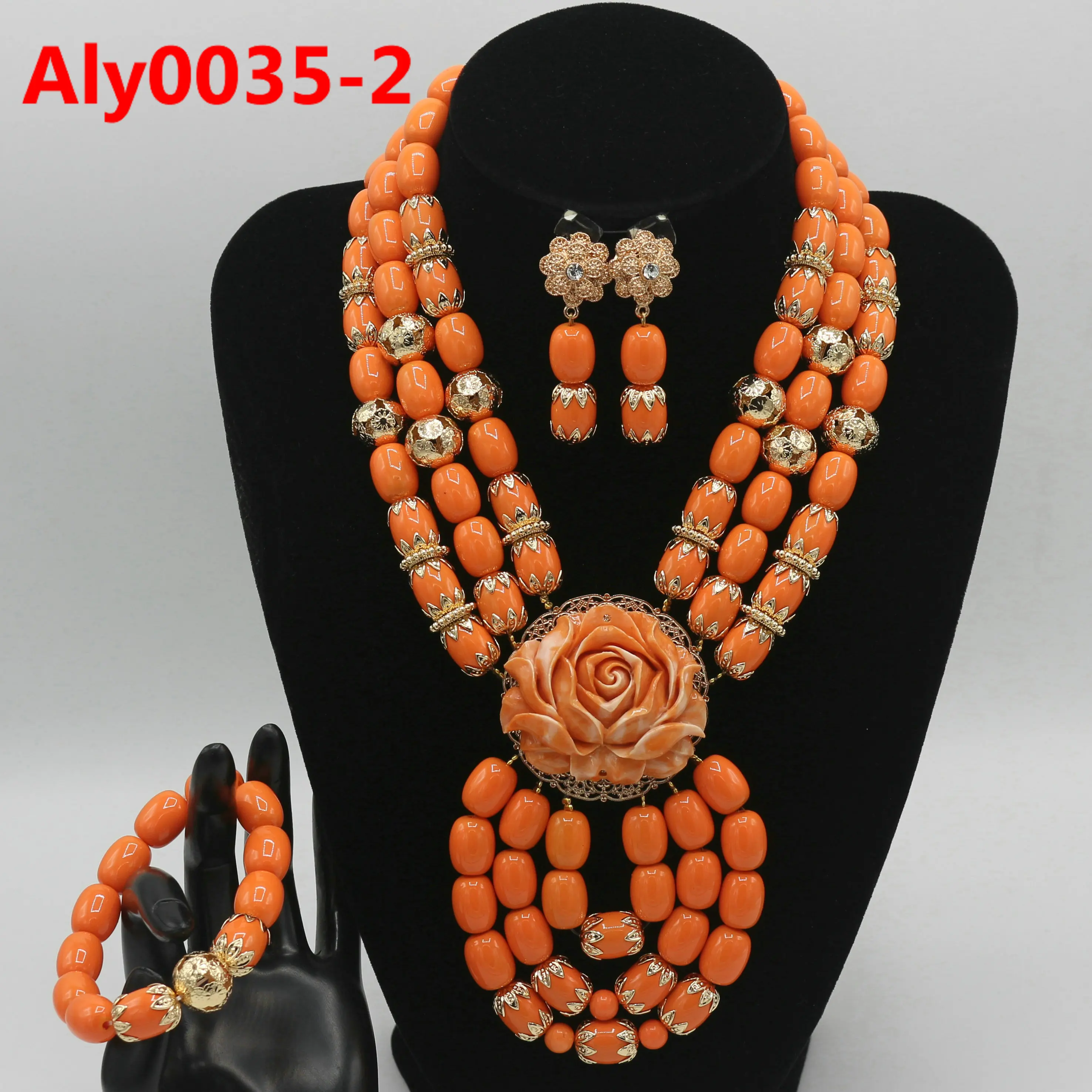 African Jewelry Sets Beads Yellow Dubai Jewellry Set Nigerian Wedding Bridal Jewelry Necklace Bracelet Earrings Aly0035-1
African Jewelry Sets Beads Yellow Dubai Jewellry Set Nigerian Wedding Bridal Jewelry Necklace Bracelet Earrings Aly0035-1