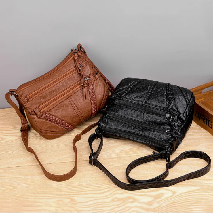 New 2021 Women Crossbody Bag Ladies Fashion Soft Leather Large Capacity Messenger Shoulder Bag
New 2021 Women Crossbody Bag Ladies Fashion Soft Leather Large Capacity Messenger Shoulder Bag