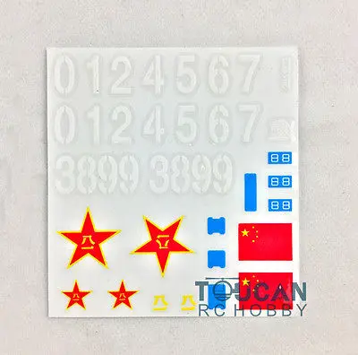 

US Stock Heng Long 1/16 Scale China 99Z RC Tank Model 3899 Accessory Sticker Decal TH00467-SMT5