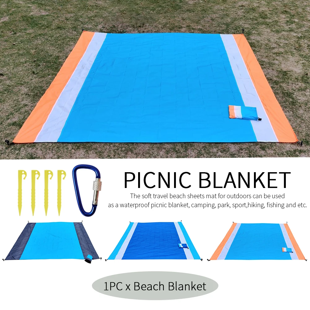 Sand Free Machine Washable Beach Blanket Lightweight Quick Drying With Storage Bag Travel Foldable Portable Outdoor Picnic
Sand Free Machine Washable Beach Blanket Lightweight Quick Drying With Storage Bag Travel Foldable Portable Outdoor Picnic