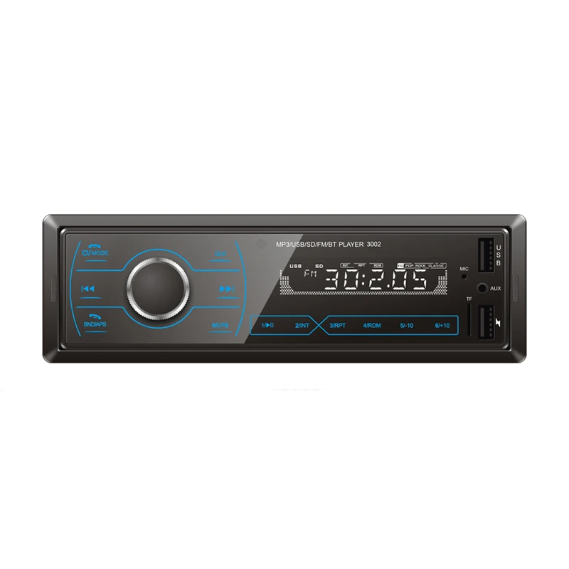 2020 сенсорный экран автомобильное радио FM стерео Bluetooth In-dash 1 Din Aux вход приемник SD USB
