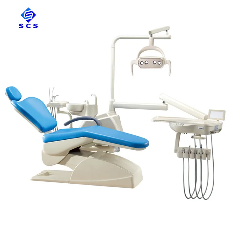 SCS Cheap Price Clinic Equipment Dental Chair Unit with Luxury Operating Light
SCS Cheap Price Clinic Equipment Dental Chair Unit with Luxury Operating Light