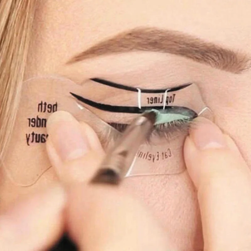 10 Pieces of Cat Smoky Eyeliner Mold Eye Shadow and Eye Makeup Simple Tool Set Make-up Cosmetic Tool Eye Brow Shaper
10 Pieces of Cat Smoky Eyeliner Mold Eye Shadow and Eye Makeup Simple Tool Set Make-up Cosmetic Tool Eye Brow Shaper