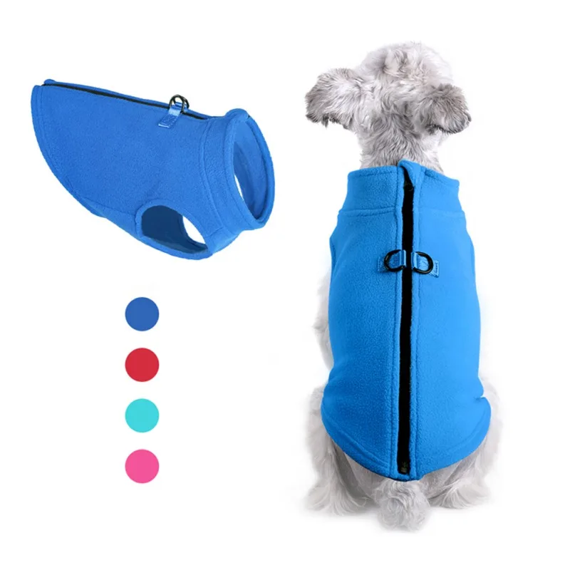 Dog Fleece Vest with Zipper Leash Ring Hook Cozy Soft Winter Coat Warm Dog Cold Weather Apparel Jacket Sweater Outfit
Dog Fleece Vest with Zipper Leash Ring Hook Cozy Soft Winter Coat Warm Dog Cold Weather Apparel Jacket Sweater Outfit