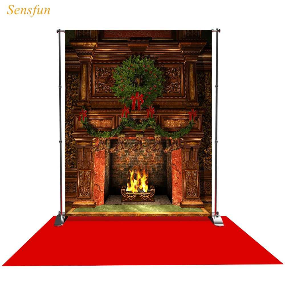 LEVOO Photo Backdrop Christmas Fireplace Wreath Socks Photo Studio Photography Decorations Prop Background Vinyl Fabric
LEVOO Photo Backdrop Christmas Fireplace Wreath Socks Photo Studio Photography Decorations Prop Background Vinyl Fabric