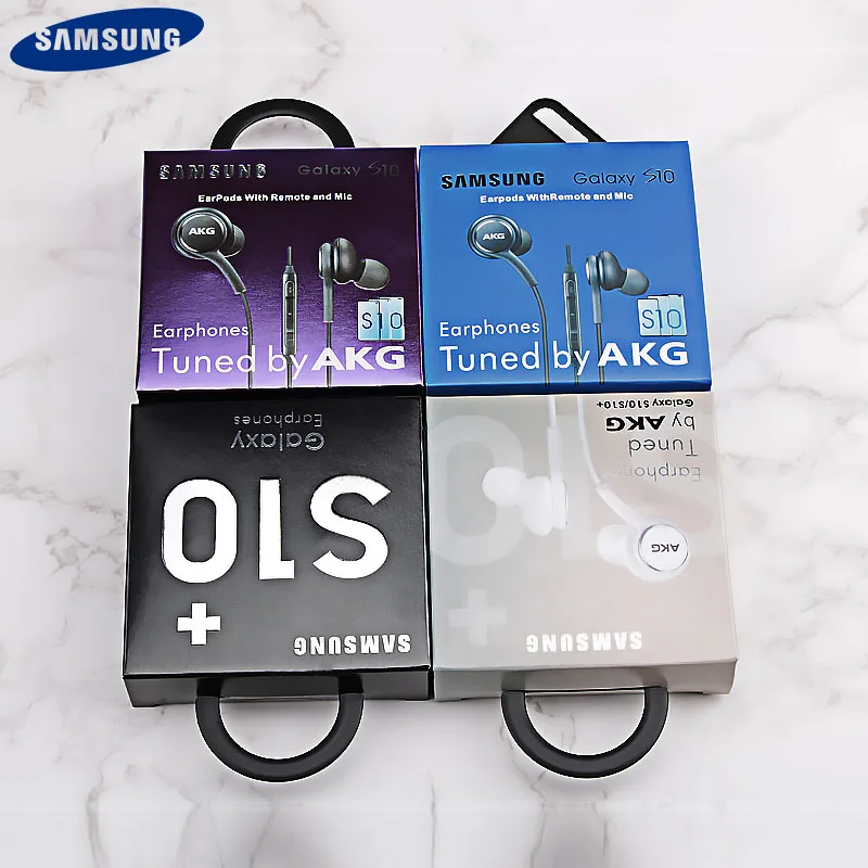 Samsung AKG Earphones EO IG955 3.5mm In-ear Wired Mic Volume Control Headset for Galaxy S10 S9 S8 S7 huawei Smartphone | Электроника