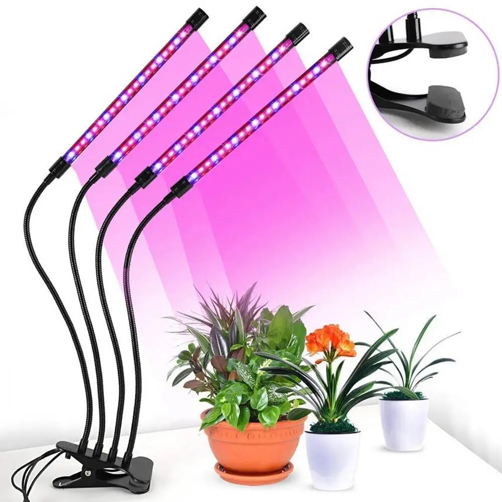 

Светодиодный светильник для выращивания растений, USB, 3H/9H/12H, светильник для выращивания растений в помещении, для теплицы, цветов, высокая яр...