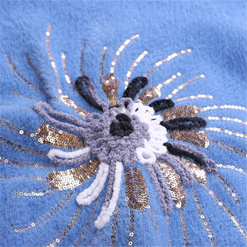 2019 Winter Faux Mink cashmere Sweater Women Cardigan Hooded Coat Fashion Sequin Knitting Sweter Thick Warm Cardigan Coat Female
2019 Winter Faux Mink cashmere Sweater Women Cardigan Hooded Coat Fashion Sequin Knitting Sweter Thick Warm Cardigan Coat Female