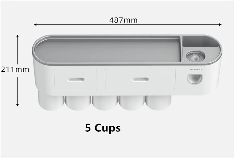 Bathroom Shelf Toothbrush Rack Holder with Drawer Toothpaste Squeezer Cups Bathroom Storage Rack Wall Mount Toothpaste Squeezer
Bathroom Shelf Toothbrush Rack Holder with Drawer Toothpaste Squeezer Cups Bathroom Storage Rack Wall Mount Toothpaste Squeezer