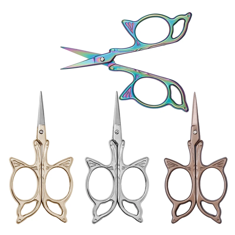LMDZ 1 PC Retro Scissors Embroidery Scissors Butterfly Scissors Gold-Plated Thread Stainless Steel Scissors Tailor's Accessories
LMDZ 1 PC Retro Scissors Embroidery Scissors Butterfly Scissors Gold-Plated Thread Stainless Steel Scissors Tailor's Accessories