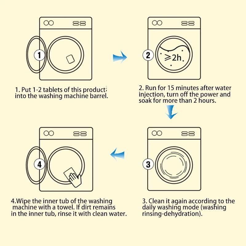 Washing Machine Cleaning Effervescent Tablets Descaler Deep Cleaning Deodorant Multifunctional Laundry Supplies
Washing Machine Cleaning Effervescent Tablets Descaler Deep Cleaning Deodorant Multifunctional Laundry Supplies